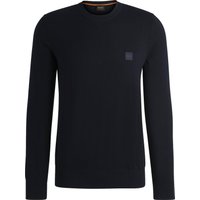 BOSS ORANGE Leichter Pullover mit Kaschmiranteil und Rundhalsausschnitt in L von Boss Orange