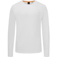 BOSS ORANGE Longsleeve aus Baumwolle mit Logo-Patch von Boss Orange