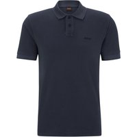 BOSS ORANGE Piqué-Poloshirt mit gummiertem Logo-Emblem in M von Boss Orange