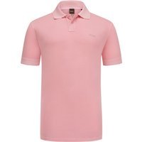BOSS ORANGE Piqué-Poloshirt mit gummierten Logo von Boss Orange