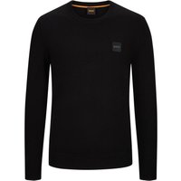 BOSS ORANGE Pullover mit Kaschmiranteil und Logo-Aufnäher von Boss Orange