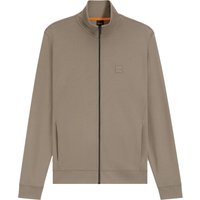 BOSS ORANGE Sweatjacke aus Baumwolle mit Label-Emblem von Boss Orange