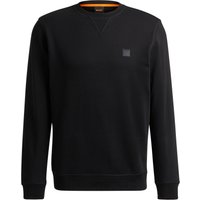 BOSS ORANGE Sweatshirt mit O-Neck und V-Einsatz am Kragen in L von Boss Orange