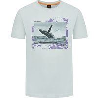 BOSS ORANGE T-Shirt aus Baumwolle mit Frontprint von Boss Orange