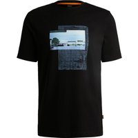 BOSS ORANGE T-Shirt aus Baumwolle mit Frontprint von Boss Orange