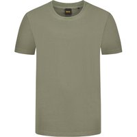 BOSS ORANGE T-Shirt aus Baumwolle mit Label-Stickerei am Kragen von Boss Orange