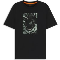 BOSS ORANGE T-Shirt mit Animal-Print und Logo-Detail von Boss Orange