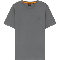 BOSS ORANGE T-Shirt mit gummiertem Logo-Aufnäher in L von Boss Orange