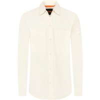 BOSS ORANGE Unifarbenes Hemd mit Kentkragen und zwei Brusttascchen in L von Boss Orange