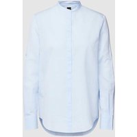 BOSS Orange Bluse mit Stehkragen Modell 'Befelize' in Bleu, Größe 40 von Boss Orange