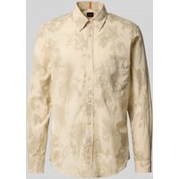 BOSS Orange Freizeithemd mit Knopfleiste Modell 'Rickert' in Beige, Größe XXL von Boss Orange