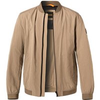 BOSS Orange Herren Blouson braun Mikrofaser unifarben von Boss Orange