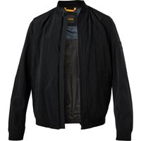 BOSS Orange Herren Blouson schwarz Mikrofaser unifarben von Boss Orange