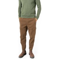 BOSS Orange Herren Cargohose braun Baumwolle von Boss Orange