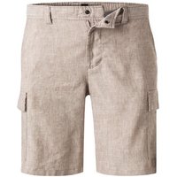 BOSS Orange Herren Cargoshorts beige Leinen von Boss Orange