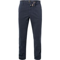 BOSS Orange Herren Chino blau Baumwolle von Boss Orange