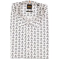 BOSS Orange Herren Hemd weiß Baumwolle von Boss Orange