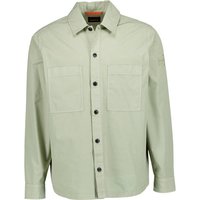 BOSS Orange Herren Overshirt grün Baumwolle BOSS Orange Herren Overshirt grün Baumwolle von Boss Orange