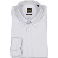 BOSS Orange Herren Hemd grau Baumwolle von Boss Orange
