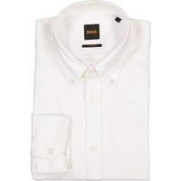 BOSS Orange Herren Hemd weiß Baumwolle von Boss Orange