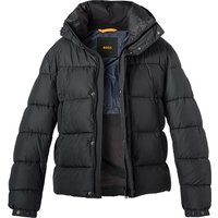 BOSS Orange Herren Steppjacke Schwarz Mikrofaser unifarben von Boss Orange