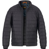 BOSS Orange Herren Steppjacke Schwarz Mikrofaser unifarben von Boss Orange