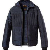 BOSS Orange Herren Steppjacke blau Mikrofaser unifarben von Boss Orange