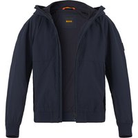 BOSS Orange Herren Jacke blau Mikrofaser unifarben von Boss Orange