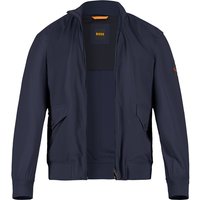 BOSS Orange Herren Blouson blau Mikrofaser unifarben von Boss Orange