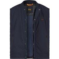 BOSS Orange Herren Weste blau unifarben von Boss Orange