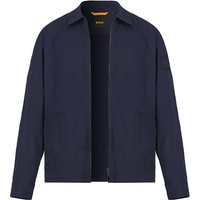 BOSS Orange Herren Jacke blau Mikrofaser unifarben von Boss Orange