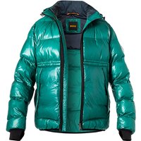 BOSS Orange Herren Jacken grün Mikrofaser unifarben von Boss Orange