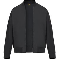 BOSS Orange Herren Blouson schwarz Mikrofaser unifarben von Boss Orange
