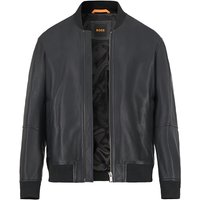 BOSS Orange Herren Blouson schwarz Lammleder von Boss Orange