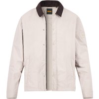 BOSS Orange Herren Jacke beige Mikrofaser unifarben von Boss Orange