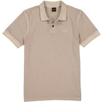 BOSS Orange Herren Polo-Shirt beige Baumwoll-Piqué von Boss Orange