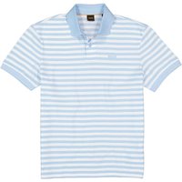 BOSS Orange Herren Polo-Shirt blau Baumwoll-Piqué von Boss Orange