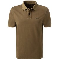 BOSS Orange Herren Polo-Shirts braun Baumwoll-Piqué von Boss Orange