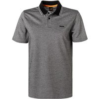 BOSS Orange Herren Polo-Shirt schwarz Baumwoll-Piqué von Boss Orange