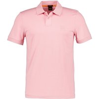 BOSS Orange Herren Polo-Shirt rosa Slim Fit von Boss Orange