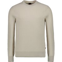BOSS Orange Herren Pullover beige unifarben von Boss Orange