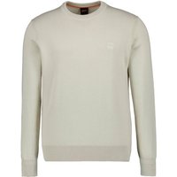 BOSS Orange Herren Pullover beige unifarben von Boss Orange