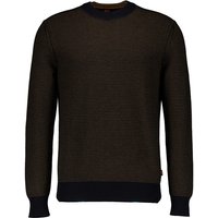 BOSS Orange Herren Pullover blau gemustert von Boss Orange