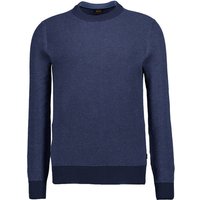 BOSS Orange Herren Pullover blau unifarben von Boss Orange