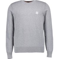 BOSS Orange Herren Pullover grau unifarben von Boss Orange