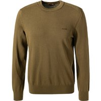 BOSS Orange Herren Pullover grün unifarben von Boss Orange