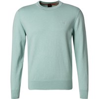 BOSS Orange Herren Pullover grün unifarben von Boss Orange