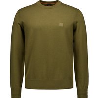 BOSS Orange Herren Pullover grün unifarben von Boss Orange