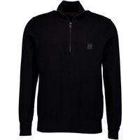 BOSS Orange Herren Troyer schwarz unifarben von Boss Orange