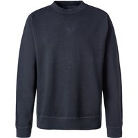 BOSS Orange Herren Pullover schwarz Baumwolle unifarben von Boss Orange